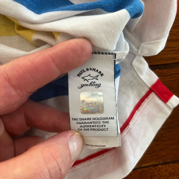 Paul & Shark Primary Color Striped Polo - Picture 6 of 6